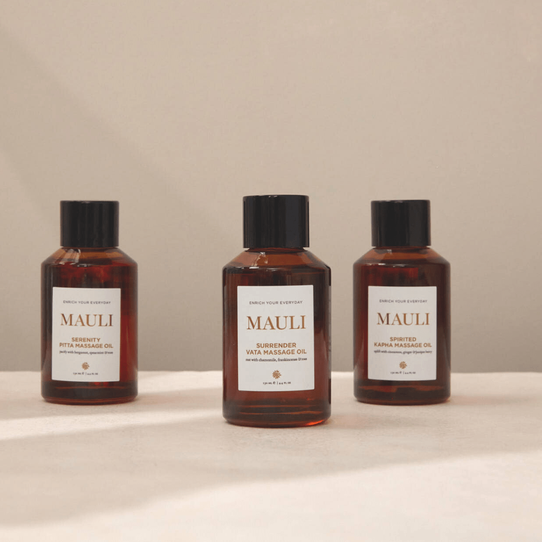 Mauli Rituals Bath & Body Luxury Gift Set Of Massage Body Oils