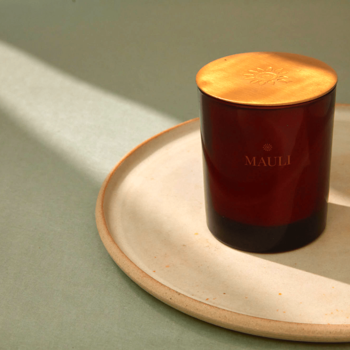 Mauli Rituals Candle lid Engraved Brass Candle Lid